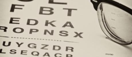 eye exam chart