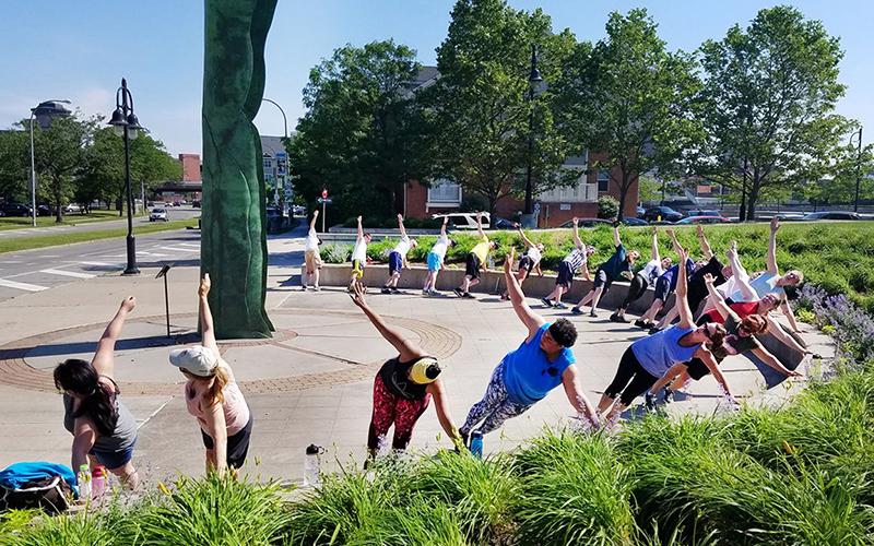 CooperVision wellness activity for employees